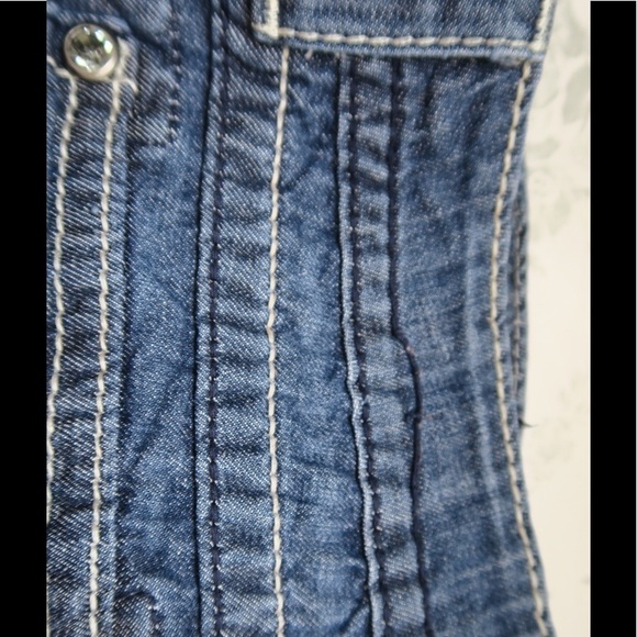 Miss Me jeans sz 27 x 32 wide leg - Picture 5 of 5